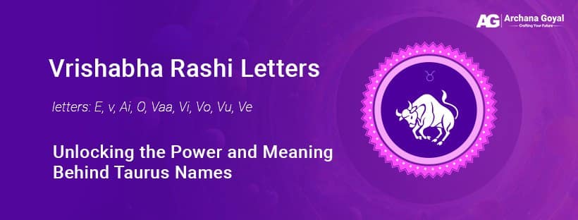 Vrishabh Rashi name letters